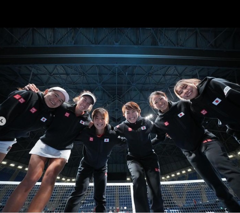 女子テニスの国別対抗戦「ビリー・ジーン・キング・カップ 」にて3-2で勝利！